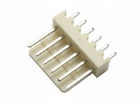 Wafer Header SIL Straight PCB Pole 06W 1A 2,54MM [CX4030-06A]