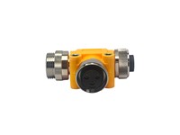 "T" Distribution Adaptor 7/8" 3 Pole Female Plug to Male and Female Receptacles (0906 UTP 303) [XY-906-UTP-303-ECN]
