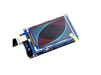 480X320 PIXEL TFT LCD 3.2 INCH SHIELD FOR ARDUINO MEGA USING ILI9341 DRIVER IC. WITH SD CARD SLOT(BSK MEGA ADAPTOR SHIELD FOR LCD TO PLUG-IN TO MEGA) [BSK 3,2IN LCD SHIELD FOR MEGA]