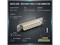 Socket 90 Degree PC Board Mount [DB25S1A0N]
