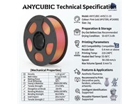 Anycubic PLA Silk Dual Filament 1.75mm 1KG Pink/Gold [ANYCUBIC-AHSC11-10]