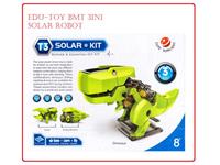 FOR AGES: 8+   AN EDUCATIONAL MOTORIZED SOLAR ROBOT KIT , BUILD 3 DIFFERENT MODELS .CHANGE TOY FROM DRILLING MACHINE TO A DINOSAUR OR A ROBOTIC INSECT [EDU-TOY BMT 3IN1 SOLAR ROBOT]