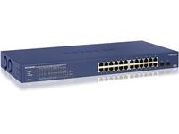 NETGEAR GS724TPv2 24-Port Gigabit Switch with PoE+ and 2 SFP Ports, Standalone Smart Managed Pro Switches, adding full 24 port PoE+ support for deployment of modern high-power PoE devices. [NTGR GS724TP-200EUS]