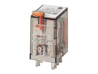 Medium Power Cradle Relay w/LED & Test Clip Form 2C (2c/o) Plug-In 110VAC Coil 3940 Ohm 10A 250VAC/30VDC Contacts (3602-AC110V) [55.32.8.110.0000]