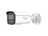 Hikvision ColorVu Smart Hybrid Light Fixed Bullet Network Camera 8MP 4mm Lens, 60m IR, 1/1.8" CMOS, CBR/VBR, WDR130dB, ONVIF, Built-in Microphone, 1xRJ45 10M/100M, 12VDC 1.41A, PoE:IEEE 802.3at, 24/7 Vivid Colour Images, BLC/HLC/3D DNR, IP67 [HKV DS-2CD2T87G3-LIS2UY/SL (4MM)]