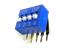 Slide Type Economy DIP Switch • Pitch : 2,54mm • Form : 1A-SPST(NO) • 25mA-24VDC • 200gf max • PCB-Thru-Hole Right Angle [KTSA04E]