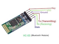 HC-05 6PIN V2.0 BLUETOOTH MODULE. MASTER SLAVE.  3.3V (2.7V-4.2V) FOR DIRECT CONNECTION TO MCU [BDD BLUETOOTH MODULE HC-05 6PIN]