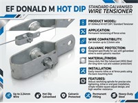 Standard Tensioner - Donald Tensioner {ES-DT} [EF DONALD M HOT DIP]