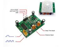 ** Discontinued ** DIGITAL PASSIVE INFRA-RED (PIR) MOTION SENSOR ON PCB HC-SR501 [BMT DIGITAL PIR MOTION SENSOR]