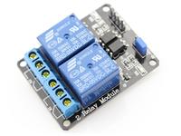 COMPATIBLE WITH ARDUINO 5V/10A 2CH RELAY MODULE WITH N/O AND N/C CONTACTS WITH OPTO ISOLATED I/P [AZL RELAY BOARD 2CH 5V]