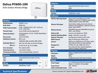 DAHUA 5GHz N300 20dBi Outdoor Wireless CPE 5KM [DHA PFWB5-10N]