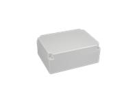 PLASTIC WATERPROOF JUNCTION BOX,ABS ENCLOSURE,615g ,RATED  IP65, SIZE:250X190X99 MM ,3MM BODY THICKNESS ,IMPACT STRENGTH RATING IK07 ,RECESSED PLASTIC SCREWS, SILICONE FOAM SEAL,INTERNAL LUG FOR CIRCUIT BOARD OR DIN RAIL TRACK. [XY-ENC WPP44-01 JBRPS]