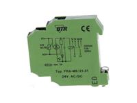 Isolated Coupling Device Between Logic and Load 24VAC/DC - 20mA 2 c/o 1,5A 250VAC/DC - DIN Rail Mntg. [KRA-M8/21-21 24V AC/DC]