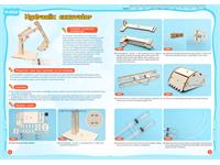 DIY Hydraulic Excavator Model. Empowers Young Minds To Construct A Functional Excavator Model, Simulating The Power And Precision Of Real-world Hydraulic Systems [EDU-TOY HYDRAULIC EXCAVATOR]