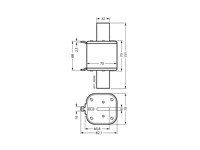Siemens SITOR Fuse Link, with Blade Contacts, NH3, In: 800 A/690 VAC/440VDC with Front Indicator 100kA Impulse [3NE1438-0]