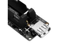 Micro USB 1X18650 Battery Holder/Charger Protection Board V3 +Cable [HKD 1X18650 BATT HOLD/CHRG+CABLE]