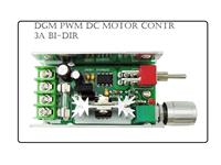 Bi-directional DC Motor Speed Controller 12V~40V 120W allows controlling speed of a DC motor using a Pulse-Width-Modulated (PWM) DC voltage with a Duty Cycle adjustable 10~100% but not reverse polarity protected [DGM PWM DC MOTOR CONTR 3A BI-DIR]