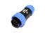 Circular Connector Plastic IP68 Screw Lock Cable End Plug 7 Poles Male 15A 500VAC [XY-CC210-7P-II-1N]