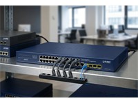 Planet 24-Port 10/100/1000T + 4-Port 100/1000X SFP Managed Gigabit Switch [GS-4210-24T4S]