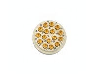 Circular Connector M23 Signal Male Solder Insert and 16 Pole, for 16 x 1mm Contacts - 8A @ 400VAC Max. [7001916103]