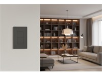 The Black SONOFF M5 Matter Smart Wall Switch 2CH Series Offers a Sophisticated Solution for Modern Home Automation. Designed with Matter Compatibility, These Switches Effortlessly Integrate Into Matter-Enabled Ecosystems [SONOFF M5-2C-120MB MATTER SWITCH]