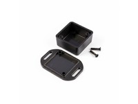 ABS Enclosure 35 mm x 35 mm x 20 mm Black Flanged Lid [1551MFLBK]
