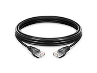 Network Patch Ethernet Cable UTP CAT5 10m Black Bare Copper [NETWORK LEAD UTP CAT5 10M BK]