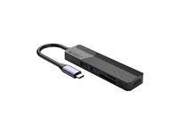 5 PORT USB-TYPE-C HUB 2XUSB|HDMI|SD|TF , TRANSFER RATE:USB3.0 , 5Gbps , LED INDICATOR , CABLE LENGTH:13cm , SUPPORT SYSTEM: MAC OS , WINDOWS , LINUX , ANDRIOD & IPAD [ORICO MDK-5P-BK-BP]