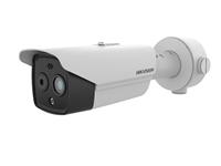 Hikvision Thermal & Optical Bi-spectrum Network Bullet Camera, Focal length 9.7mm,Up to 32 users, Temperature range -20°C to 150°C (-4°F to 302°F), IR 30M, Build in mic, IP67 [HKV DS-2TD2628-10/QA]