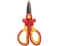 VDE 1000V INSULATED ELECTRICIANS SCISSORS STRIPPING HOLE 160MM STAINLESS STEEL [PRK SR-V336]