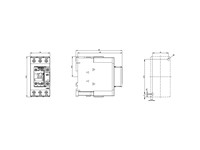 Traction Contactor, AC-3E/AC-3, 80 A, 37 KW / 400 V, 3-pole, 24 V DC, 0.7-1.25* UC, Solid-state With Integrated Varistor, Auxiliary Contacts: 1 NO + 1 NC [3RT2038-1XB40-0LA2]