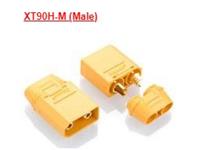 XT90S Battery Connector 2pole 90A - Cable End Polarized Male/Female Gold Plated Bullet Terminals. Anti-Spark System.Includes: 1x Pair XT90S (1 x male, 1 x female) [RC-XT90S CONNECTOR PR]