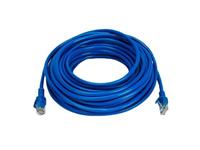 NETWORK PATCH ETHERNET CABLE UTP CAT6  3M ,RJ45 TO RJ45 .CONDUCTOR 26AWG 8P8C UTP , ENVIRONMENTAL BLUE  PVC JACKET , OD 6MM , POLYBAG PACKAGING [NETWORK LEAD UTP CAT6 3M PST]