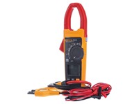 Clamp Meter 999.9A AC/DC 1000V TRUE-RMS 6000kOhm Capacitance : 1uF~1,000uF Frequency: 5-500.0Hz CATIII 1000V, CATIV600V with 18Inch Iflex Current Probe [FLUKE 376FC]