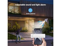 EZVIZ Smart Home WiFi Camera Pan & Tilt Dual LENS 8MP+2MP 4mm LENS, 30m IR, PAN:340°, Tilt:70°, 3D DNR, WDR, FREQ:2.4GHz~2.4835GHz, 4K RES, AI-Powered Human/Vehicle Shape Detecttion, Auto Zoom Tracking, Colorfull Night Vision, IP65, 12VDC1A [EZVIZ CS-H80X-R100-8G82WKFL]