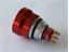 Emergency Push Button Switch Latching - Twist Reset - Large Red Aluminium Dome Button - 22mm Panel Cut Out 2c/o [PBME22TR-ML4AL]