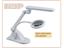 DESKTOP LED LAMP AND MAGNIFIER ,TILTABLE AND ROTATABLE ROUND LENS 90MM,MAGNIFICATION / DIOPTER LENS 5X & 20X  (HIGH END OPTICS), 30PCS HI BRIGHT LEDS . 600 Lumens. 220VAC MAINS OPERATED . [MLP-LED1260A DTLM520D]