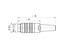 Circular Connector M16 Cable Male Straight 4 Pole Silver Plated Contacts Screw Lock Crimp 8mm 6A 250V Cable Entry IP40 [99-2009-702-04]