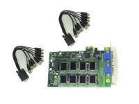 8 Channel MPEG4 Video Analytic Capture Card with Standard Surviellance [DVR CARD ISP-508S]