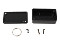 ABS Enclosure 60x35x20mm Black with Keyring [1551HRBK]