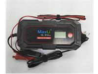 INTELLIGENT SMART BATTERY CHARGER 6/12V 10A (WET, MF, LiFePO4, AGM and GEL) , BATTERY CAPACITY 4-200AH ,  1600W , I/P:220–240VAC, 50–60Hz , IP65 [MAXLI SC612-10A]