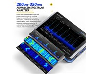 FNIRSI DPOS350P 4-IN-1 Tablet Oscilloscope 350MHZ, Spectrum Analyzer 200Khz - 350Mhz, Frequency Response Analyzer DDS Generator, 2Ch Handheld Oscilloscope 1 GSA/S, 7" Touch Screen Digital Phosphor [FNIRSI DPOS350P 350MHZ 4IN1 SCOP]