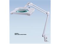 Magnifier Lamp LED, White Clamp Mount, Square, High Luminous SMD LED X 60pcs, Lens Size :189*157mm, Lens Diopter: X 3D,1200Lumens, Material Glass+PC+ABS+Fe, Daylight 5600-6000K(Working Mode) Mains Operated 220-240VAC 50HZ 14 Watts. [MLP-LED1260B CTSX3]