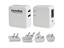 Dual USB Power Adaptor Travel Kit 4x Interchangeable Plugs 1x USB 5V @2,1A 2x USB 5V @1A - I/P AC100.240VAC 50/60HZ 600MA [MAJ AD718A]