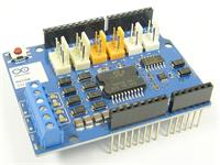 A000079 ARDUINO MOTOR SHIELD IS BASED ON THE L298 WHICH IS A DUAL FULL-BRIDGE DRIVER. DESIGNED TO DRIVE INDUCTIVE LOADS SUCH AS RELAYS ETC [ARD MOTOR SHIELD REV3]