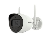 Hikvision Fixed Bullet Wi-Fi Network EXIR Camera 2MP 2.8mm Lens, 30M IR, 1/2.7"CMOS, Res:1920 x 1080, 3D DNR, 2 Antennas, 32Kbps~8Mbps ,1xRJ45 10M/100M , Built-in Mic & Speaker, Micro SD Card Slot Up to 512GB, 12VDC 0.5A, IP66 [HKV DS-2CV2021G2-IDW (2.8MM)]