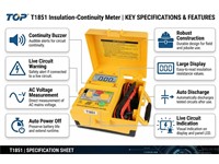 Insulation Tester Digital 250,500,1000V [TOP T1851]