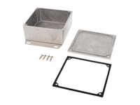 Diecast Aluminium Unpainted 92X92X44MM Bottom Flange IP65 [1590WYF]