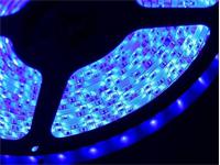 [Discontinued] LED FLEXIBLE STRIP SMD3528 120Leds-9,6W p/m BLUE 7-8LM IP20 NON W/PROOF 8mm 5MT/REEL [LED 120B 12V N/WPR]