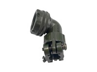 Elbow Backshell For XY3106A-16S Series Connectors Includes Cable Clamp [XY-LB3108F-16S]